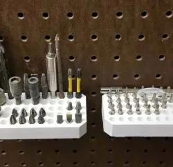 Bit Holder Pegboard Bracket
