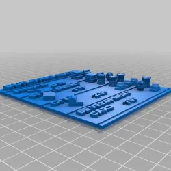 Catan Building Costs Card