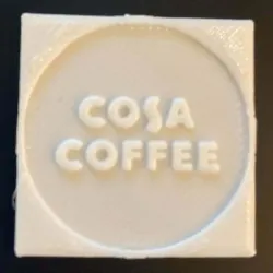 Cosa Coffee emblem keychain