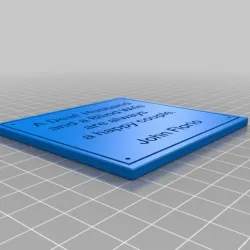 Deaf and Blind Plaque
