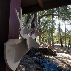 Deer Bike Rack (Easy Cut)
