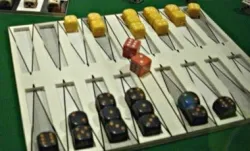 Dicegamon Board Game