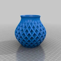Double twist Vase 2mm thick