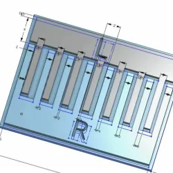 Dual nozzle alignment pattern