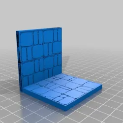 Dungeon Tiles - Cobblestone Walls and Tile Floor