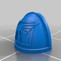 Eagle Hammers (Warhammer Logo) Shoulder Pad