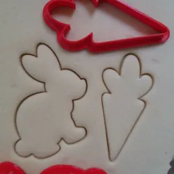 Easter easter cookie cutter set easter bunny carrot cookie cutters