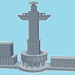 Fireball XL5 Space City Buildings