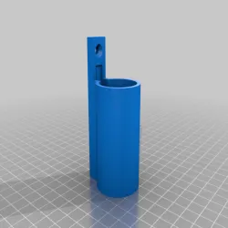 Flashlight wall mount holder