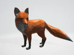 Fox Low Poly