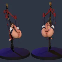 Glamorous Mech Pilot Brandi - FUTA Trapped! Pinup Solo