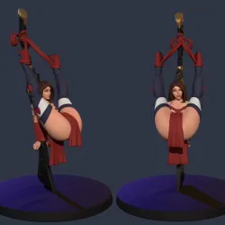 Glamorous Mech Pilot Brandi - SFW Trapped! Pinup Solo