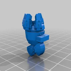 Guardian Armor Hand redesign with palm weapons