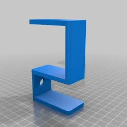 Headphone Hook Folding Table