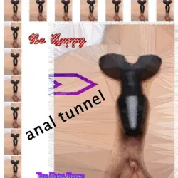 hollow Butt ANAL tunnel plug shower female Anus Expander Enema tp02 3d print cnc