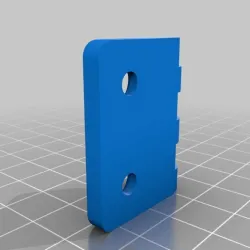 Hypercube evolution hinge for acrylic door