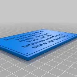 Internet Plaque