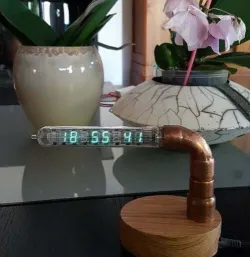 IV18 steampunk VFD nixie clock : Open design challenge !