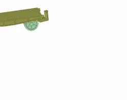 Lego duplo wagon flat bed - small