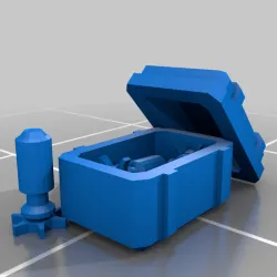 Mecha Hangar Bay Vehicles -Free- free 3D print model
