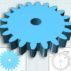 Method for drawing all gears, usable with much software.