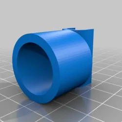 My Customized M3D Pro Spool Holder (Horizontal is 8mm and verticals are 19.05mm)