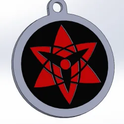 NARUTO KEYCHAIN mangekyou sharingan eternal sasuke