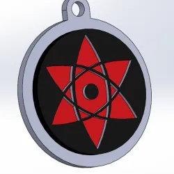 NARUTO KEYCHAIN mangekyou sharingan sasuke