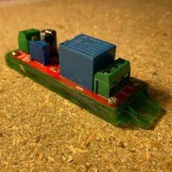 NE555 DC 12V Digital Delay Timer Relay Mounting Bracket