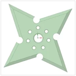 Ninja throwing star