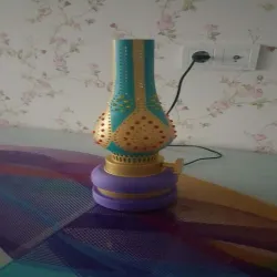 oil lamp with led