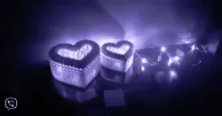 origami 3d heart box (valentine's day)