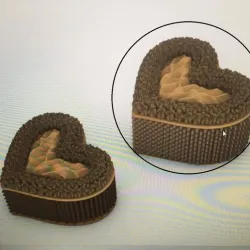 origami 3d heart box (valentine's day) (L)