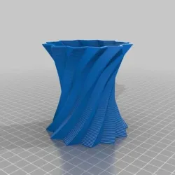 Pencil Holder Gift from a 3D printer and his machine
