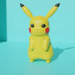 Pikachu funny bulging eyes