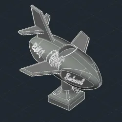 Plane trophy