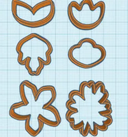 POLYMER CLAY CUTTERS COLD PORCELAIN POLYMER CLAY CUTTER RINGS