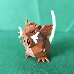 Raticate Low Poly Pokemon