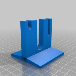 Replicator feed support with backplate