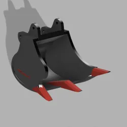 Ripping Bucket - Huina Rc Excavator - FMD Equipment