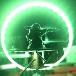 Slimmer Circle Lamp - 100cm and 50cm led strip