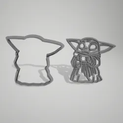 Star Wars Baby Yoda Grogu Star Wars Cookie Cutter