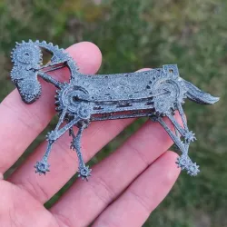 Steampunk Horse, animal, steampunk, gears, cogs