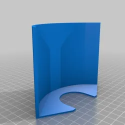 Stitch lithophane for a pendand light