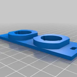 Switch mount in duplex outlet form factor