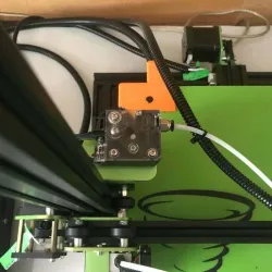 Tevo Tornado heating platter cable support