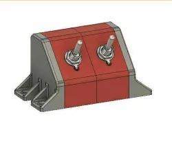 Toggle Switch Brackets 45 Degree 1-4 holes