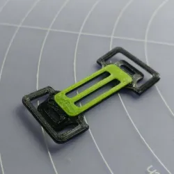 Toothpick frame simple battery mount
