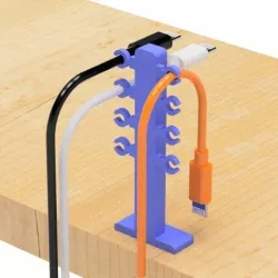 USB cable holder (hold type)