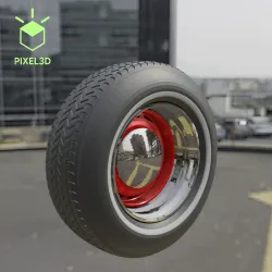 Vintage custom wheels PACK - 23f-3A